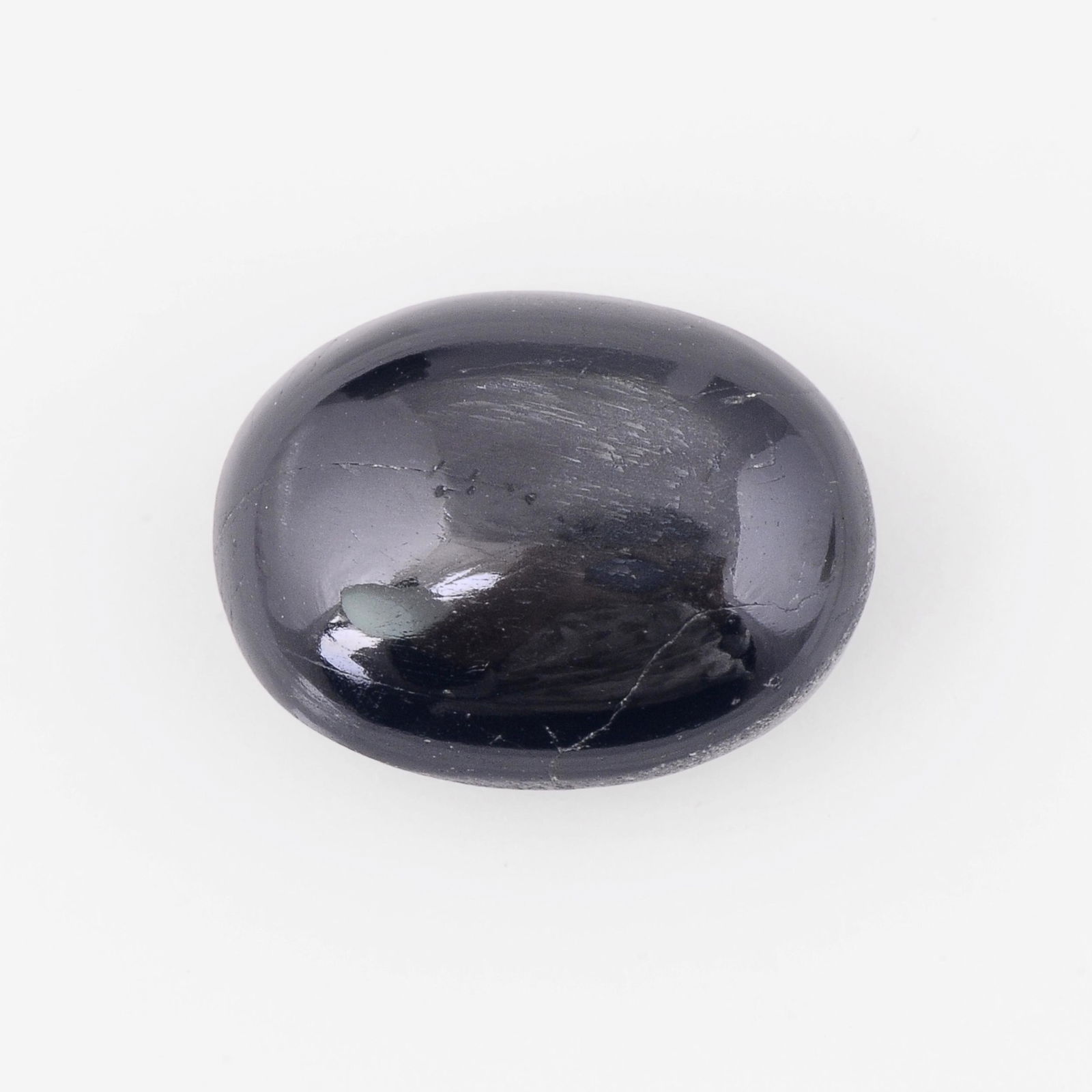 20.00 Carat Natural Oval Black Star Diopside Loose Gemstone 1 Pieces (1 of 7)