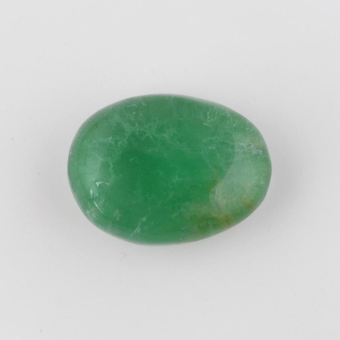 Green Color 74 Carat Oval Shape Natural Fluorite Loose Gemstone 1 Pieces: No Reserve! Title: Green Color 74 Carat Oval Shape Natural Fluorite Loose Gemstone 1 Pieces Additional Information: Specification of Gemstone Stone : Fluorite Shape : Oval Size : 12.5H x 28L x 21W mm 