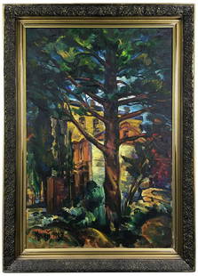 Gurzuf motive oil painting, Mukiy Vladimir: Title: "Gurzuf motive" oil paintingArtist: Mukiy VladimirMedium: Oil on canvasDate/Period: 1987Additional Information: 5% of the purchase amount will be transferred to the fund for humanitarian aid