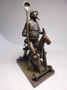 Hero bronze sculpture, Shevchuk Dmitriy: Title: "Hero" bronze sculptureArtist: Shevchuk DmitriyMedium: BronzeDate/Period: 2021Additional Information: 5% of the purchase amount will be transferred to the fund for humanitarian aid to