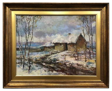 Pasternak's Spring oil painting, Demko Oleg: Title: "Pasternak's Spring" oil paintingArtist: Demko OlegMedium: Oil on canvasDate/Period: 2008Additional Information: 5% of the purchase amount will be transferred to the fund for humanitarian aid