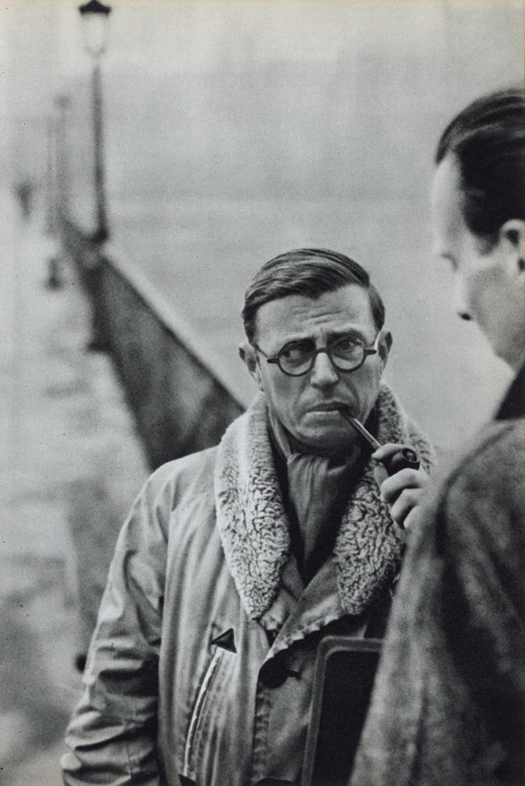HENRI CARTIER-BRESSON - Jean Paul Sartre, Paris, 1946 (1 of 1)