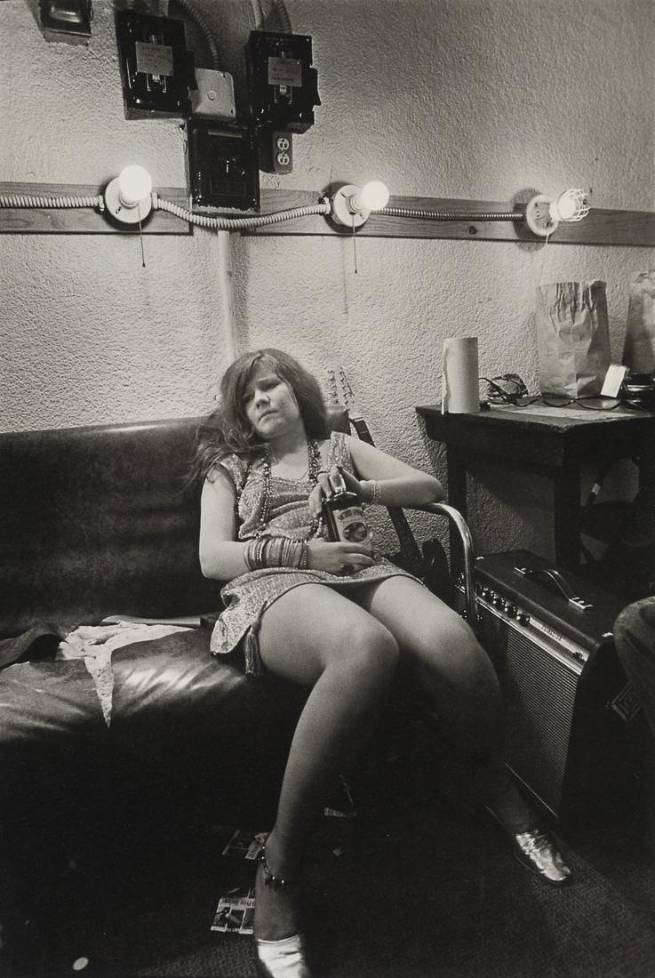 JIM MARSHALL - Janis Joplin Sitting on Couch, 1968 (1 of 1)