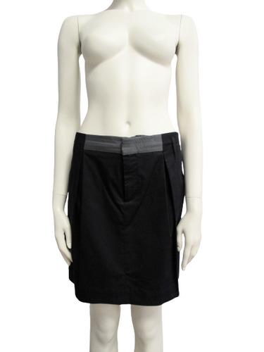 SEE BY CHLOE' Black mini skirt in cotton and silk Size "M" (1 of 9)