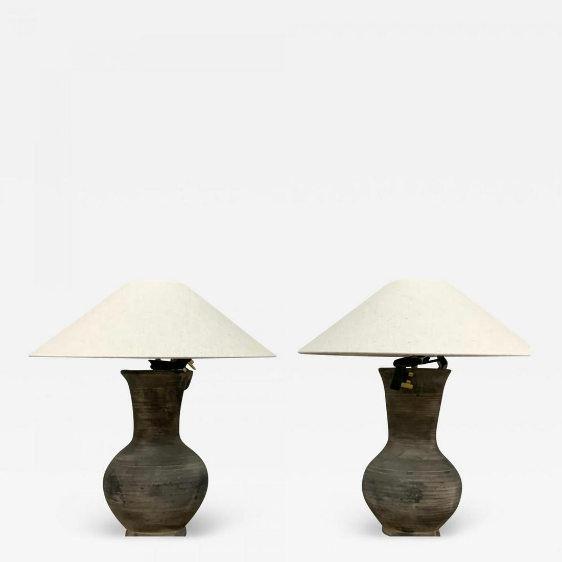 pair of lamps, table lamps, sofa lamps, scandanavian style lamps (1 of 4)