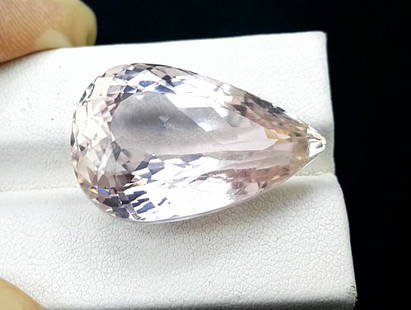 Kunzite 39.25 cts Natural Pink Kunzite Gemstone From: Dimension 27x17x12 mm Weight 39.25 Carats No Treatment Natural Gemstone History Kunzite is a very young gemstone, comparatively- it has only been known for a little more than a hundred years. In