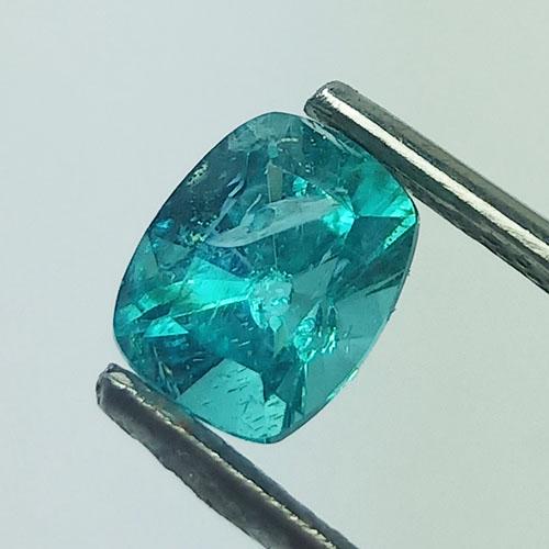 1.50 CTS NATURAL APATITE CUSHION GOOD COLOR LOOSE GEMSTONES (1 of 5)