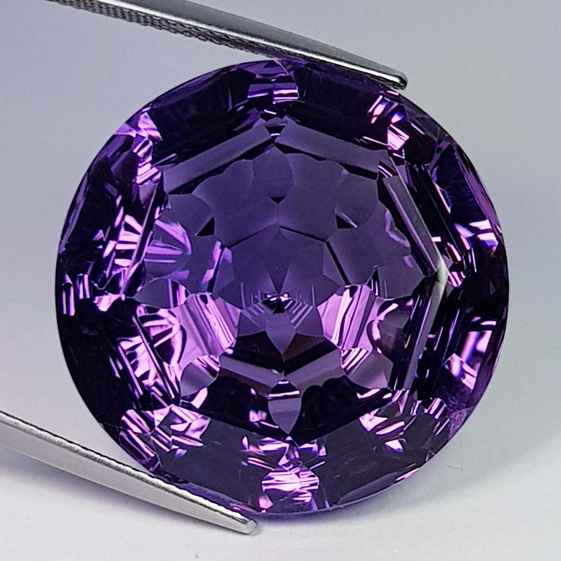 47.14 ct Exclusive Gem Asscher Round Cut Natural Amethyst (1 of 6)