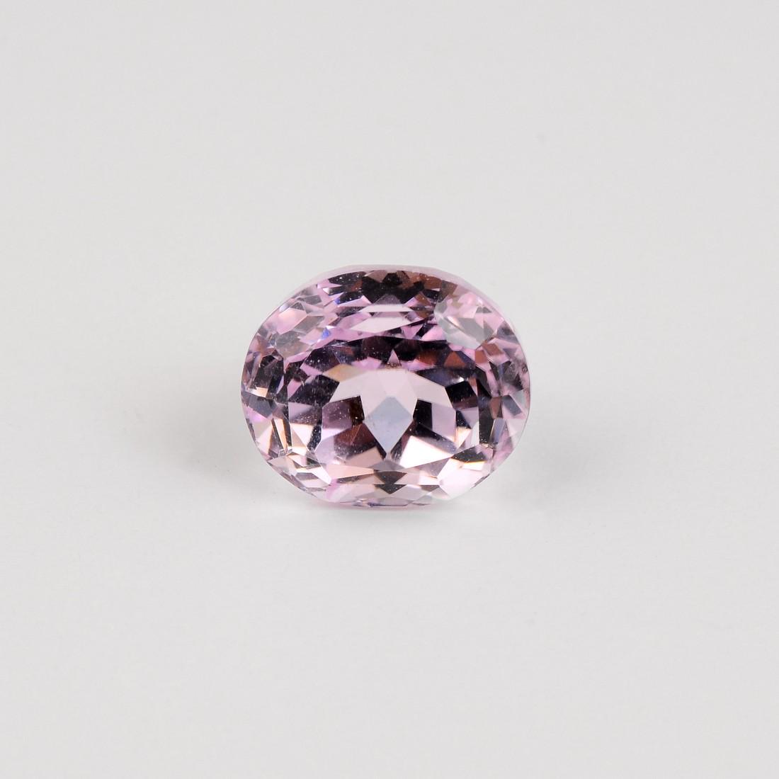 Pink Color 6.03 Carat Oval Shape Natural Kunzite Loose Gemstone 1 Pieces (1 of 7)