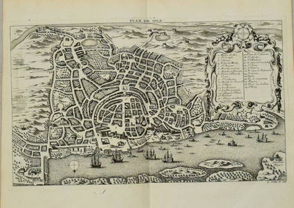 1749 Bellin View of Goa -- Plan de Goa