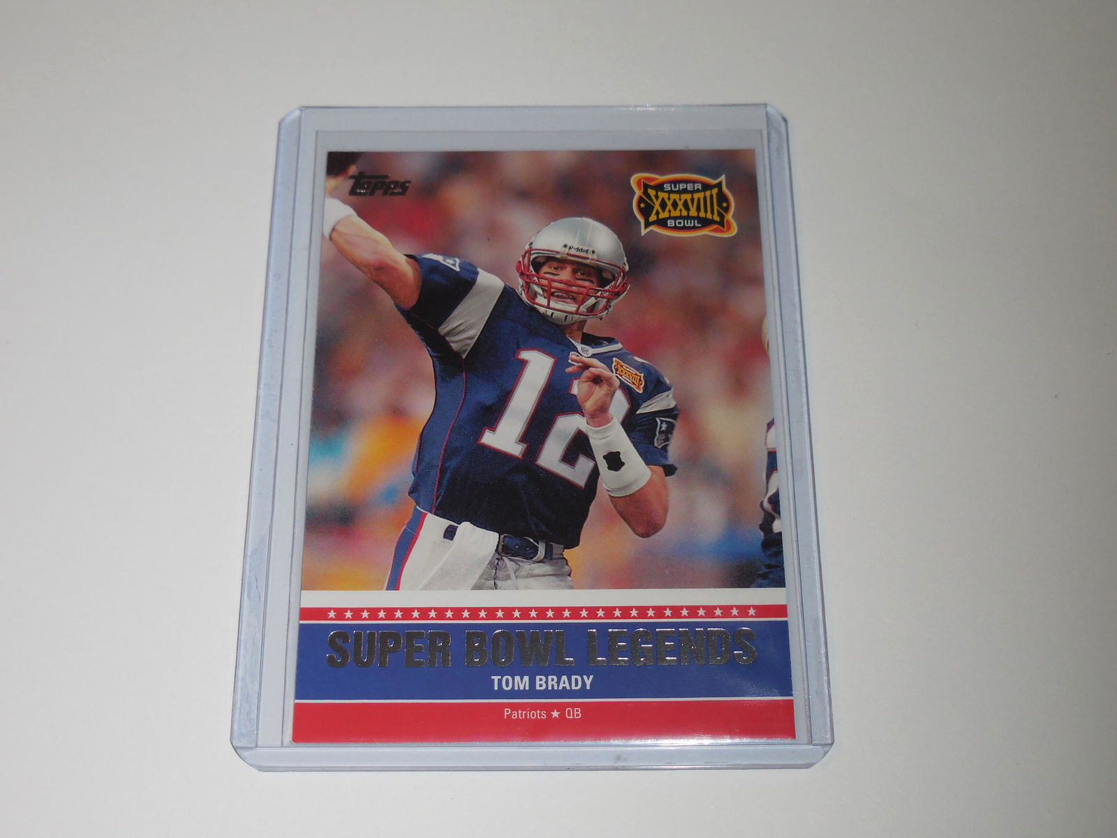2011 TOPPS SUPER BOWL LEGENDS TOM BRADY (1 of 2)