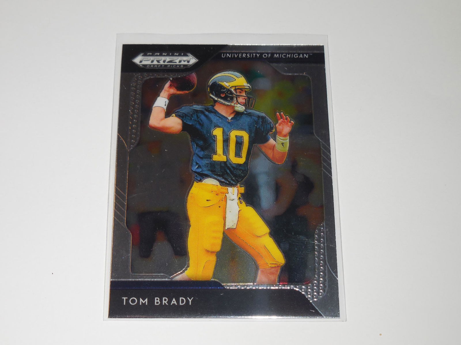 2019 PANINI PRIZM DRAFT TOM BRADY MICHIGAN (1 of 2)