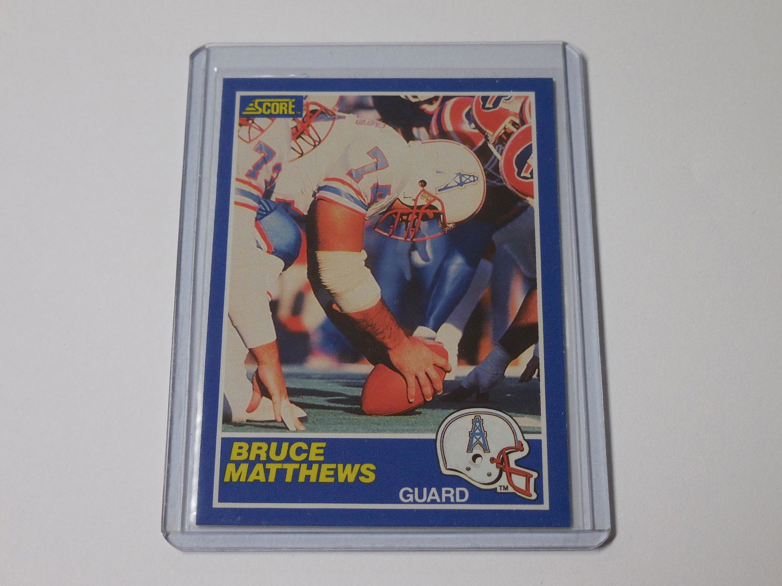 1989 SCORE BRUCE MATTHEWS ROOKIE CARD (1 of 2)