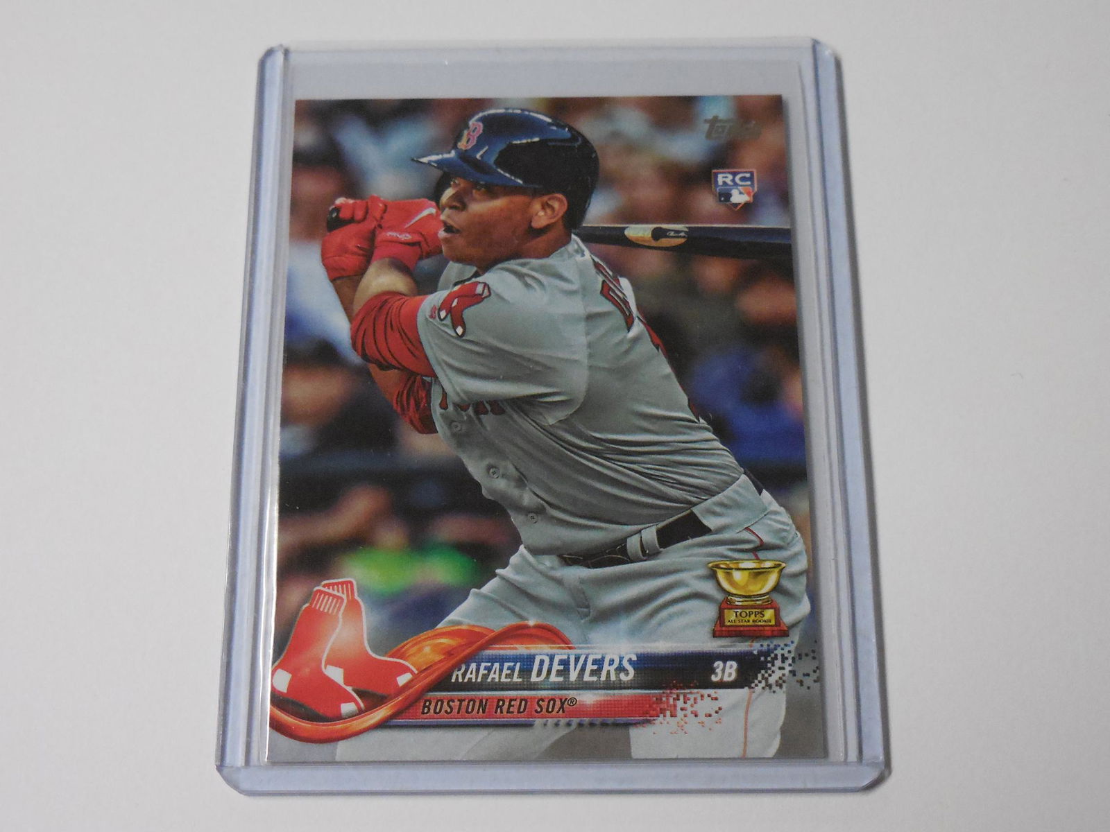 2018 TOPPS RAFAEL DEVERS ROOKIE CARD (1 of 2)