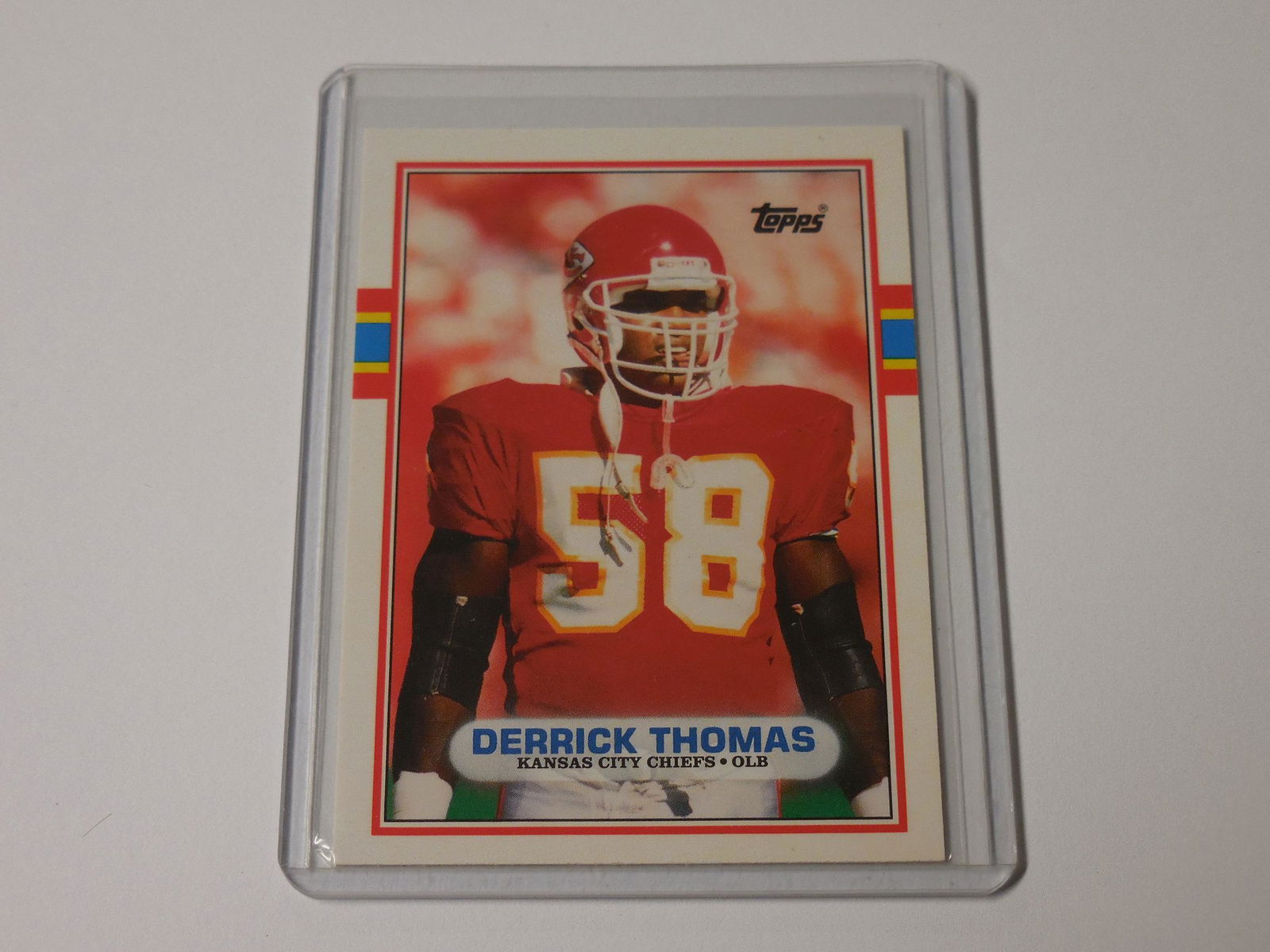 1989 TOPPS TRADED DERRICK THOMAS ROOKIE (1 of 2)