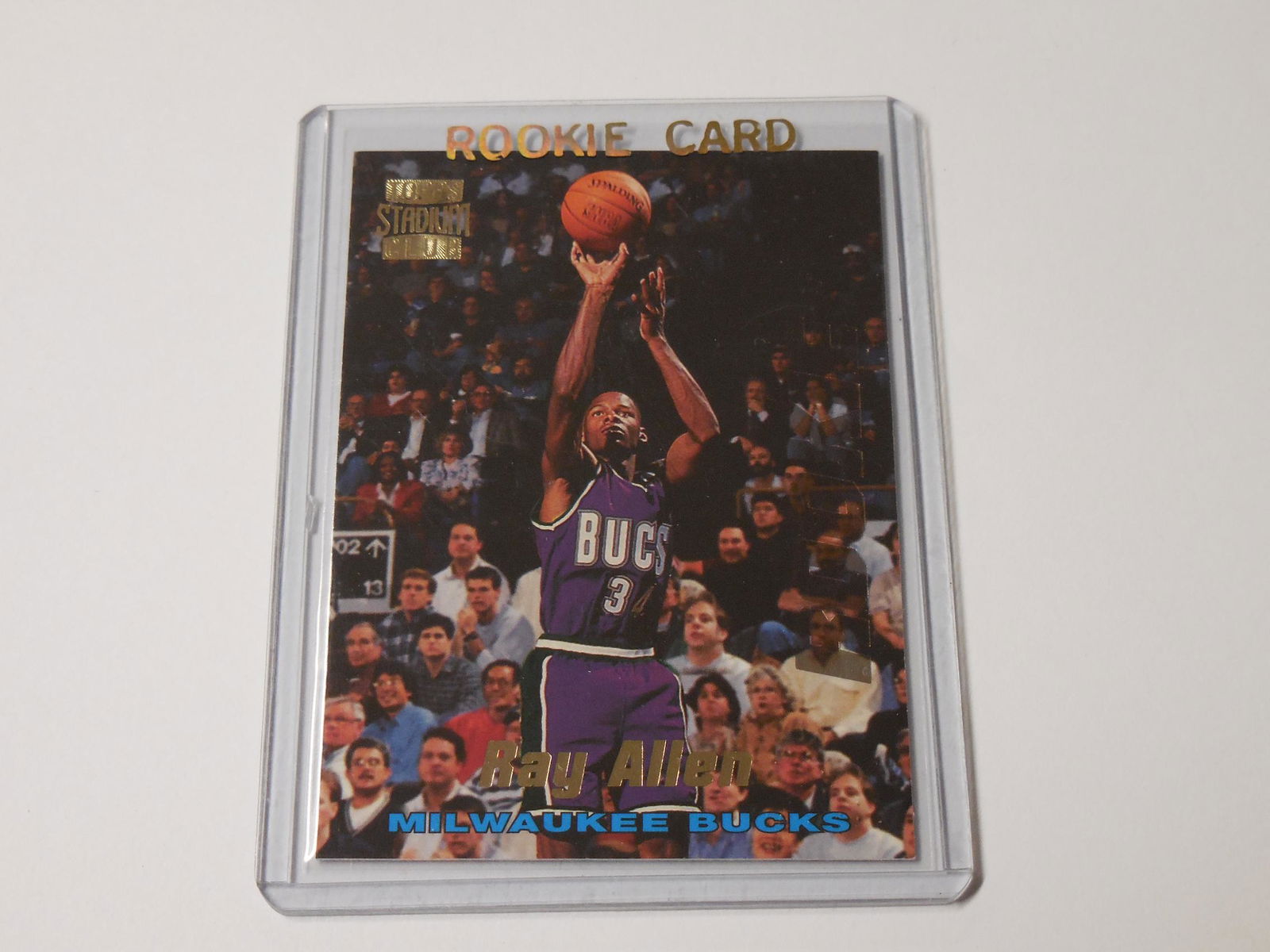 1996-97 TOPPS STADIUM CLUB RAY ALLEN RC (1 of 2)