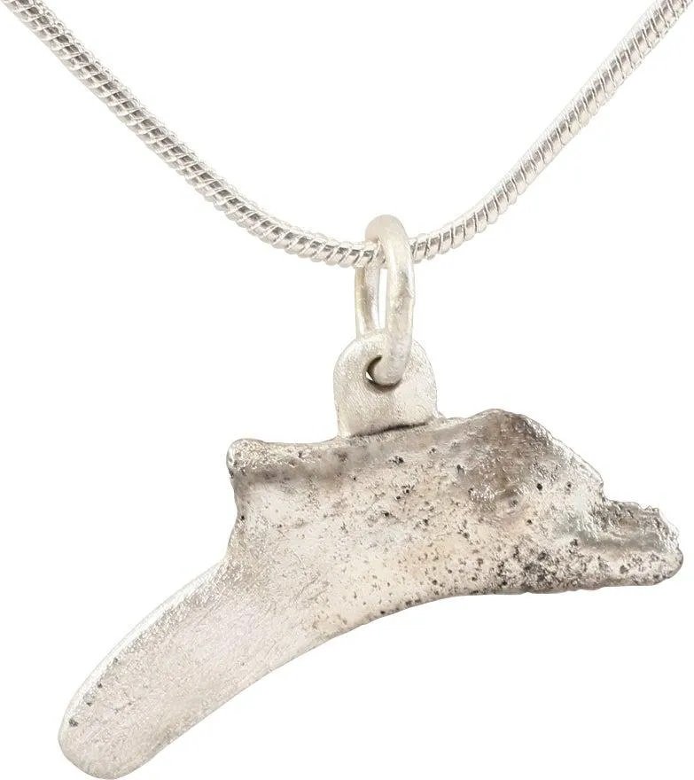 GREEK BRONZE DOLPHIN "COIN" NECKLACE, 5TH-4TH CEN. BC (1 of 3)