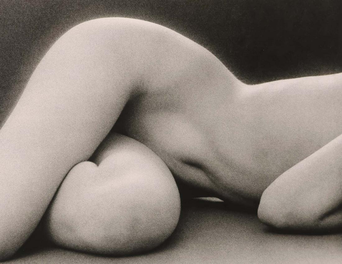 RUTH BERNHARD - Hips Horizontal, 1975: Artist: RUTH BERNHARD Print Title: Hips Horizontal, 1975 Medium: Duotone Photoengraving Printed in USA in 1980’s Image Size approx: 7 x 9” Ruth Bernhard (1905 – 2006), was a legendar