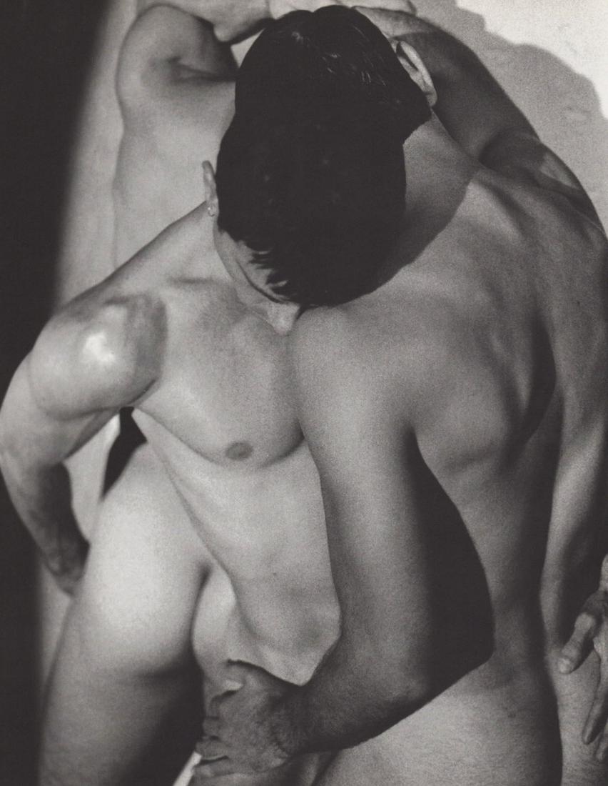BILL EMRICH - Male Nudes, New York, 1991: Artist: BILL EMRICH Print Title: Male Nudes, New York, 1991 Medium: Photoengraving Printed 1990’s in Germany Image size (inches) approx. 10 x 8” Reserve: $30.00 Shipping: Domestic: Flat ra