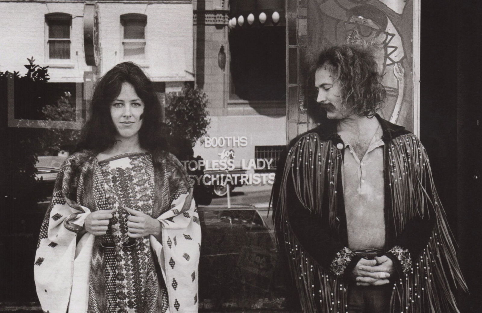 JIM MARSHALL - Grace Slick and David Crosby, SF, 1970 (1 of 1)