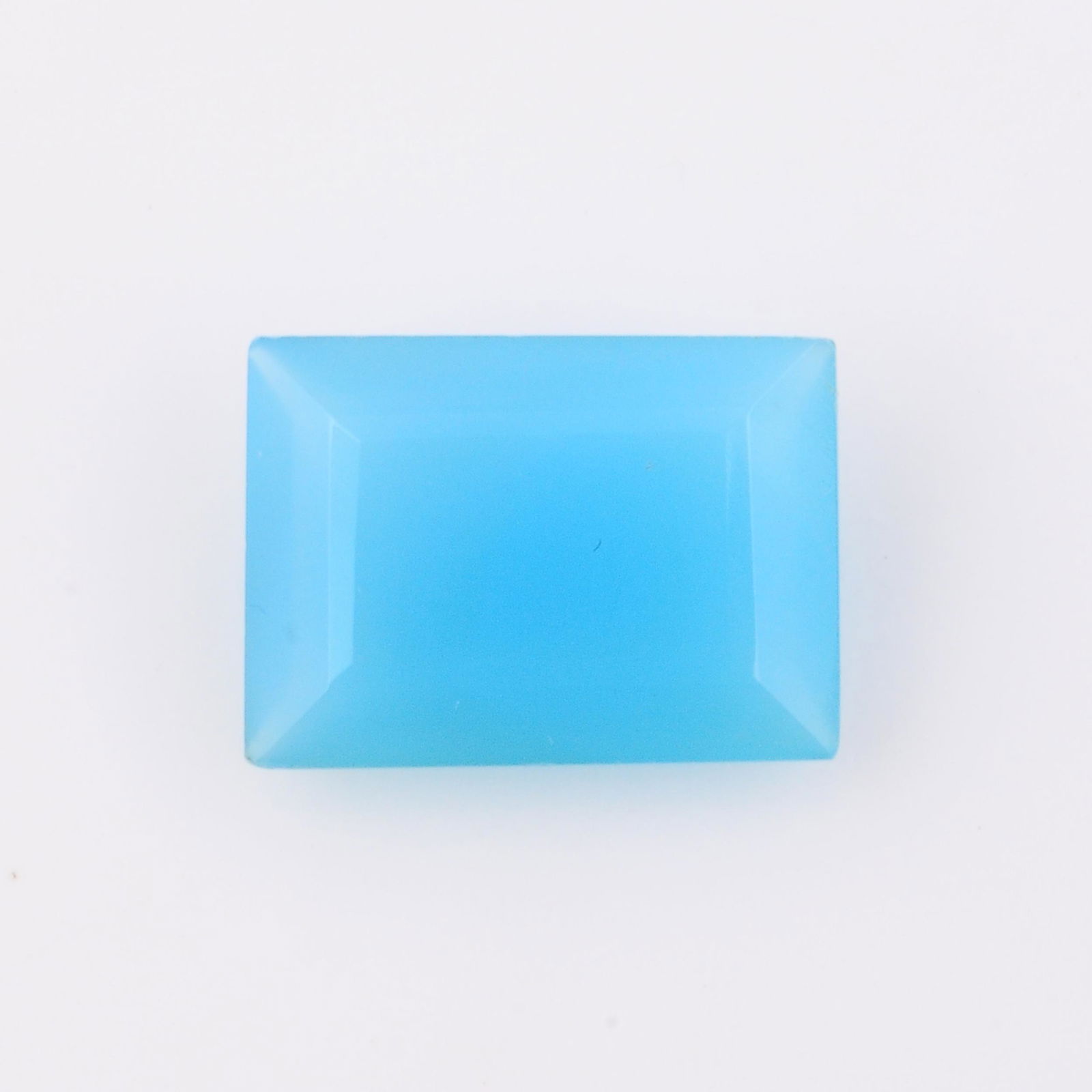 Blue Color 11.2 Carat Octagon Shape Natural Chalcedony Loose Gemstone 1 Pieces (1 of 7)