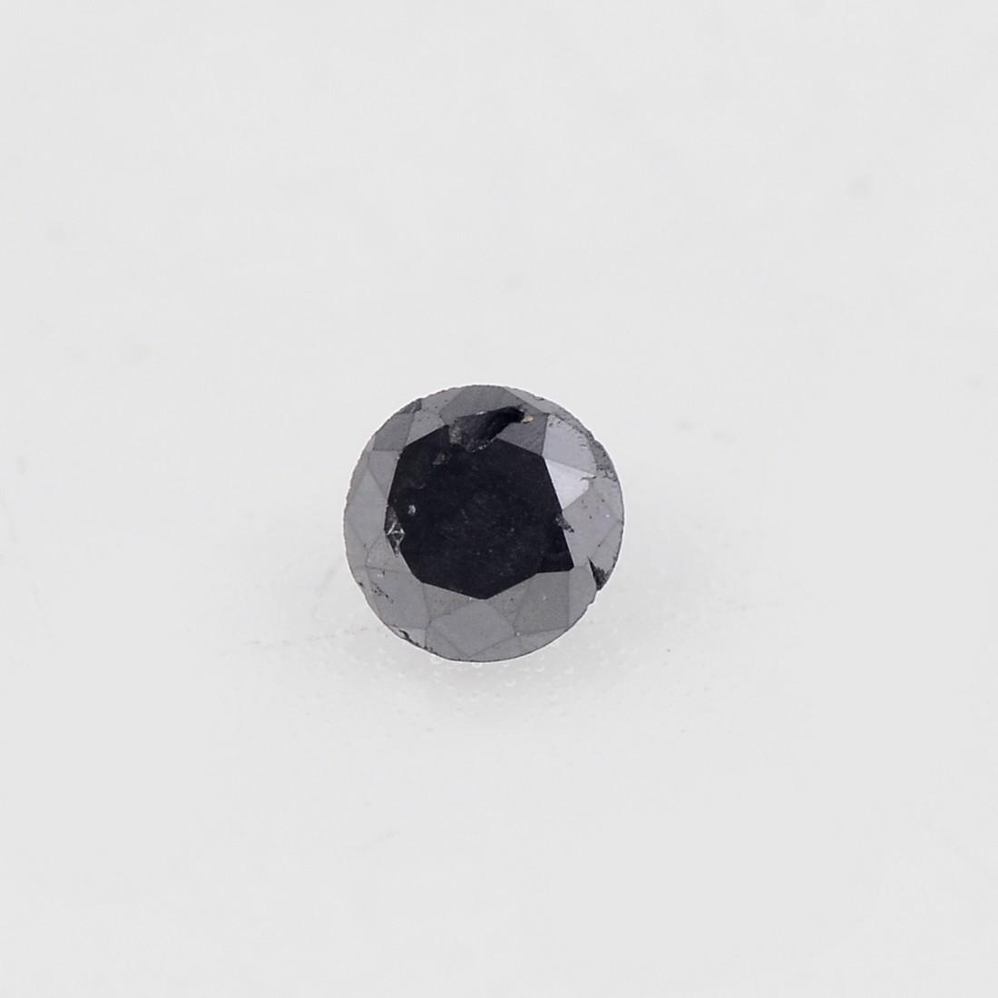 Fancy Black Color 0.013 Carat Round Shape Natural Diamond Loose Gemstone 1 Pieces: No Reserve! Title: Fancy Black Color 0.013 Carat Round Shape Natural Diamond Loose Gemstone 1 Pieces Additional Information: Specification of Gemstone Stone : Diamond Shape : Round Size : 1.5L x 1.5W 