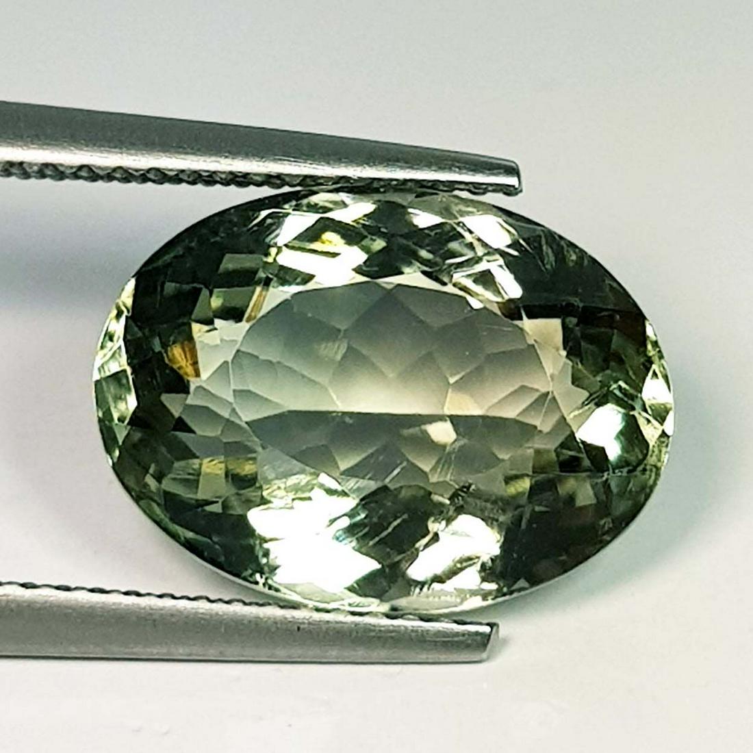 Natural Green Amethyst Oval Cut 7.55 ct (1 of 5)