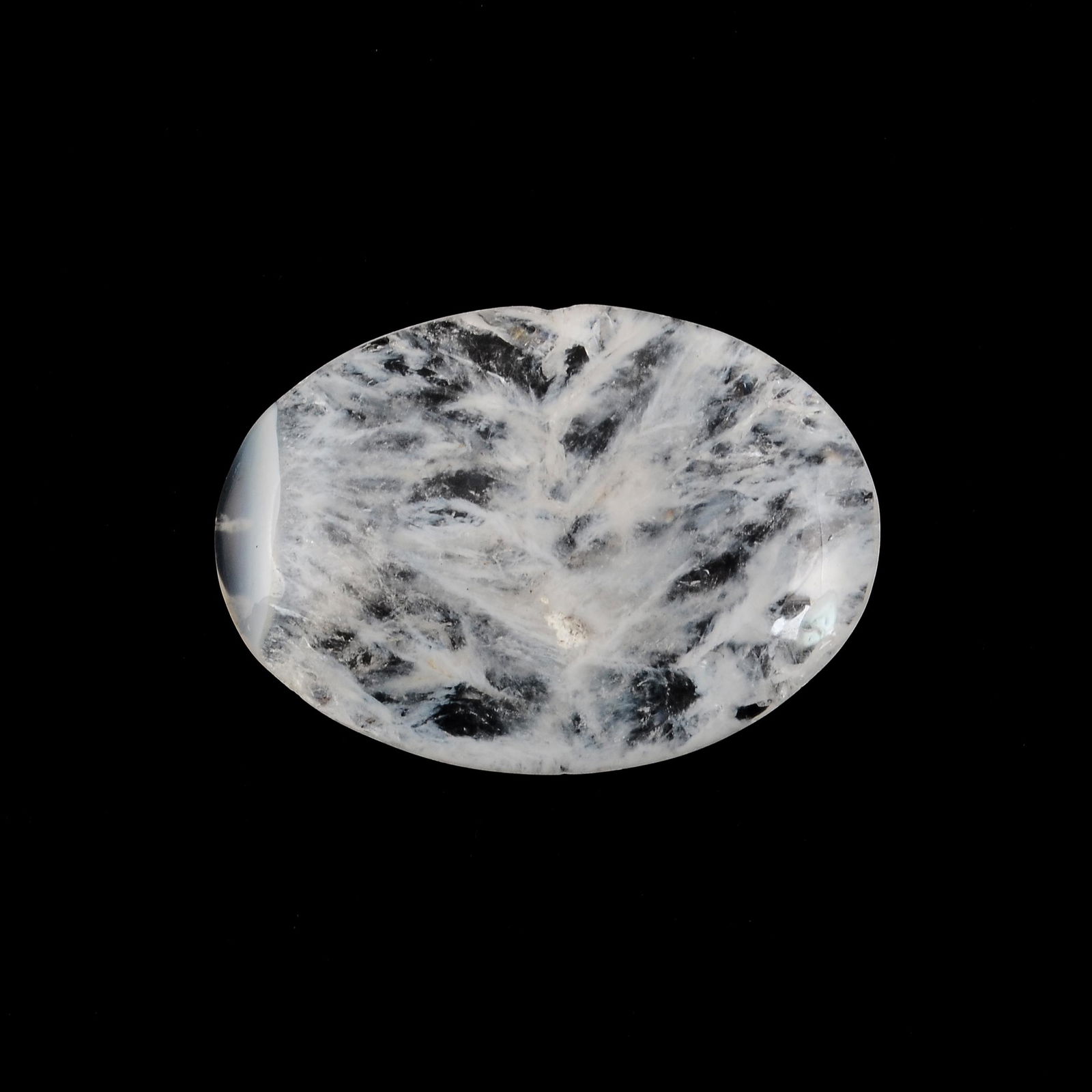 30.80 Carat Natural Oval White Agate Loose Gemstone 1 Pieces (1 of 7)