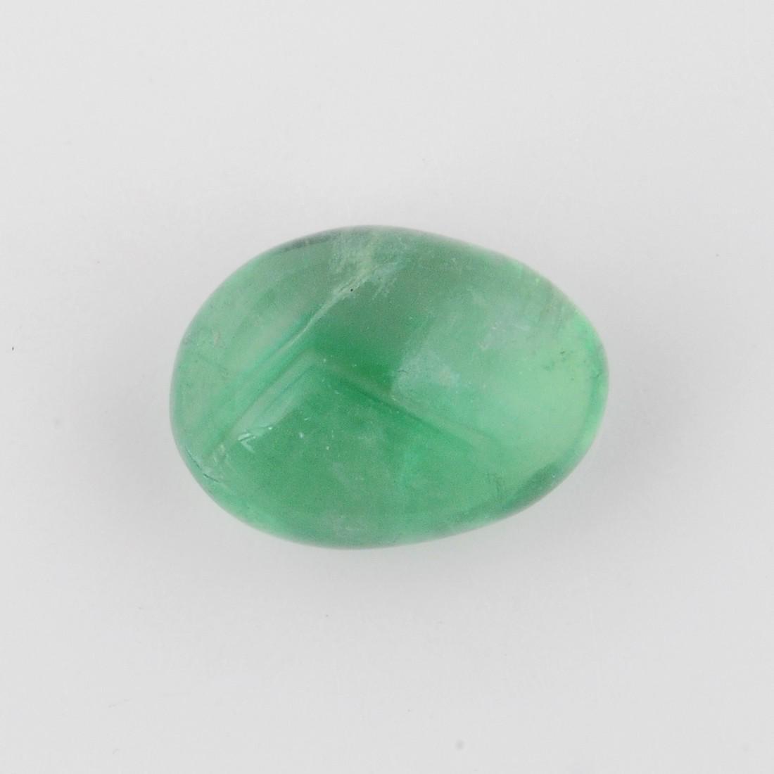 Green Color 35 Carat Oval Shape Natural Fluorite Loose Gemstone 1 Pieces: No Reserve! Title: Green Color 35 Carat Oval Shape Natural Fluorite Loose Gemstone 1 Pieces Additional Information: Specification of Gemstone Stone : Fluorite Shape : Oval Size : 12.5H x 21L x 15.5W m