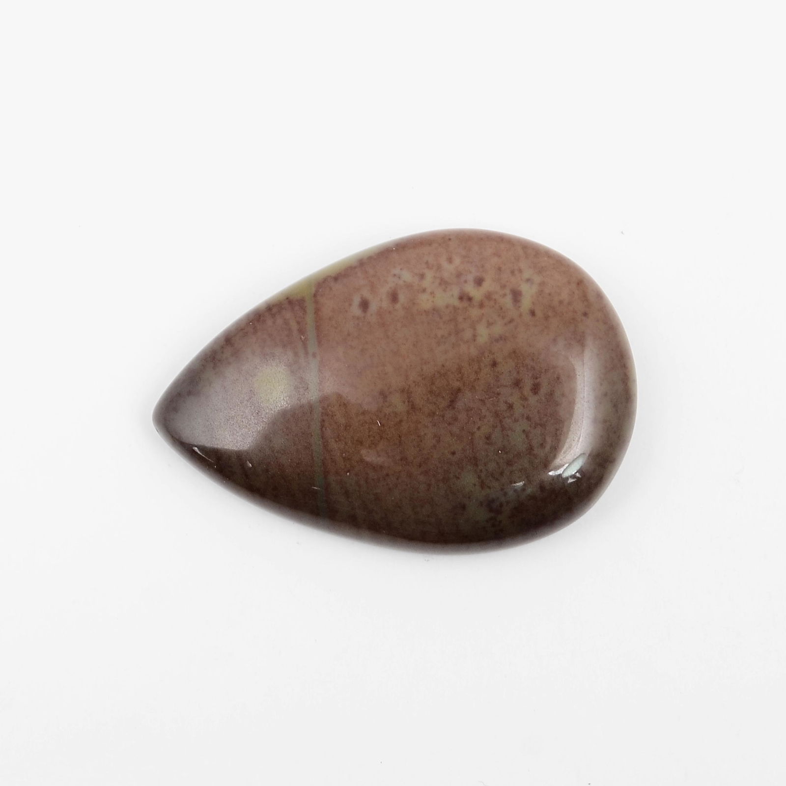 23.00 Carat Brown Color Natural Pear Jasper Loose Gemstone 1 Pieces: No Reserve! Title: 23.00 Carat Brown Color Natural Pear Jasper Loose Gemstone 1 Pieces Brand: Gems Trading Center Gemstones: Jasper Carat Weights: 23 Size/Dimensions: 5.5H x 28.5L x 19W mm Shipping: D
