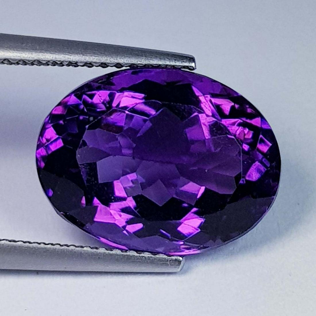Natural Amethyst Oval Cut 8.60 Ct (1 of 2)