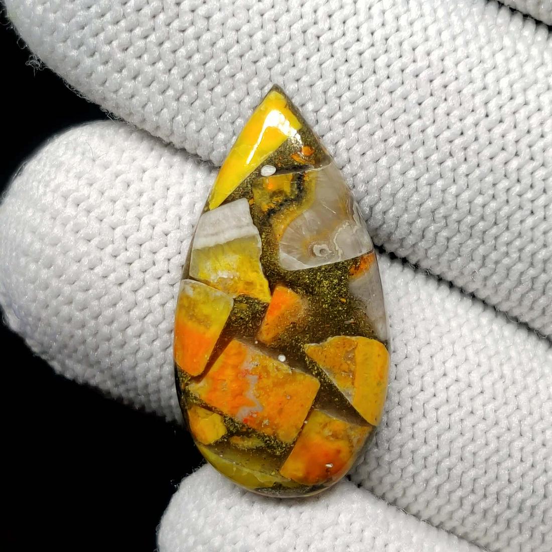 14.35 ct Composite Copper Bumble Bee Jasper (1 of 1)