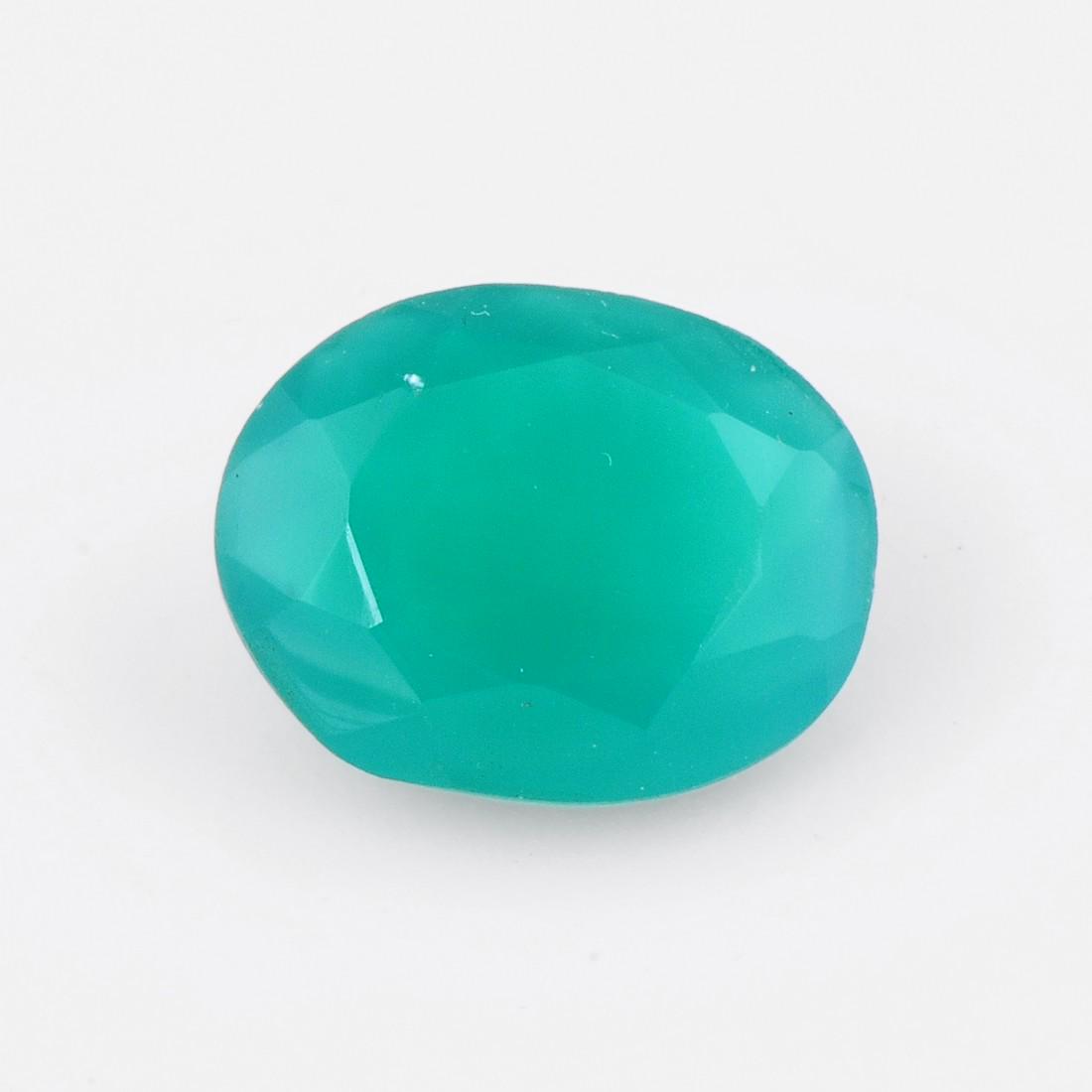 Green Color 10 Carat Oval Shape Natural Onyx Loose Gemstone 1 Pieces (1 of 7)