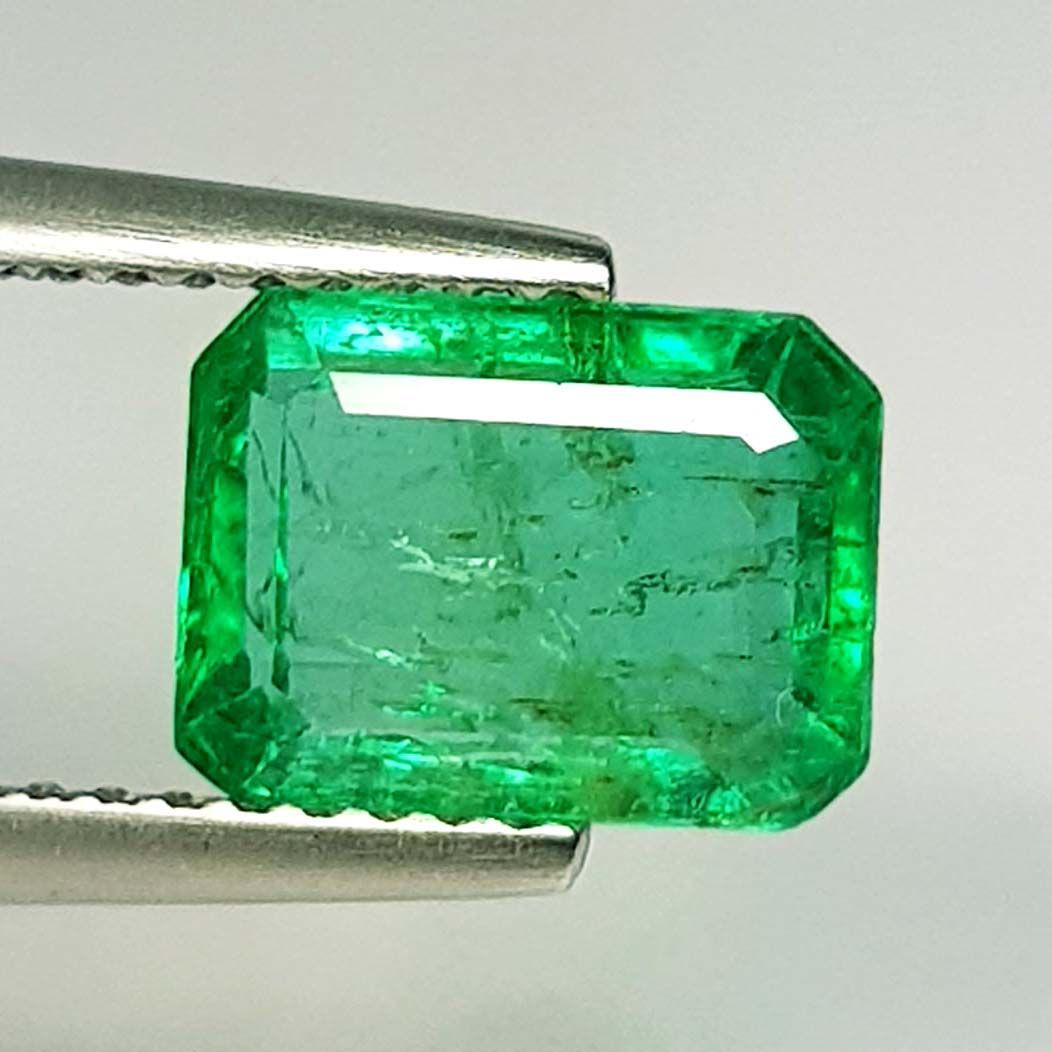Natural Emerald Octagon Cut 2.11 ct (1 of 2)