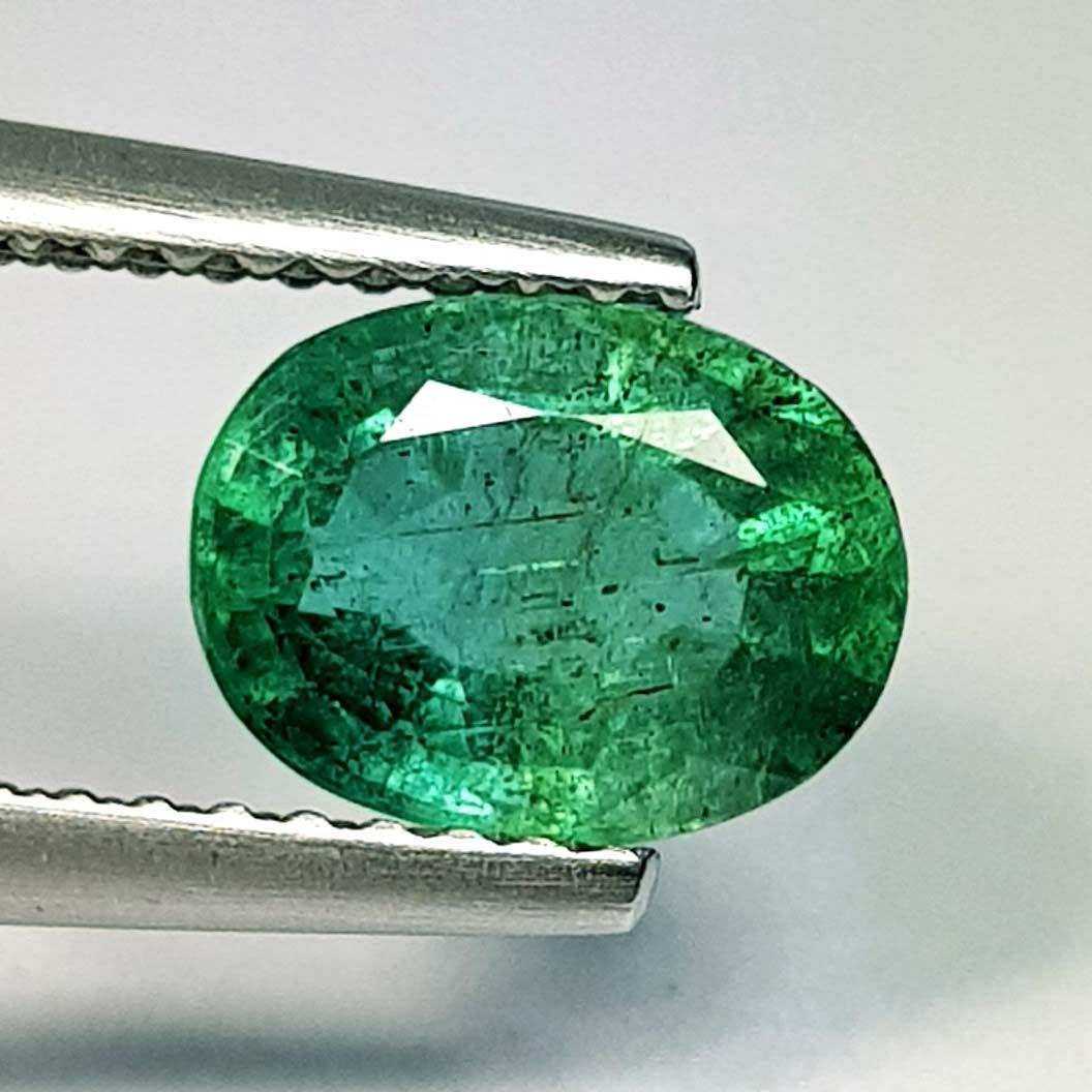 Natural Emerald Oval Cut 1.45 ct (1 of 2)