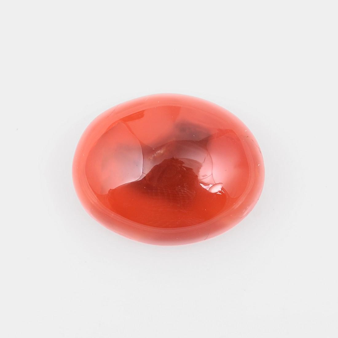 Orange Color 20.6 Carat Oval Shape Natural Carnelian Loose Gemstone 1 Pieces: No Reserve! Title: Orange Color 20.6 Carat Oval Shape Natural Carnelian Loose Gemstone 1 Pieces Additional Information: Specification of Gemstone Stone : Carnelian Shape : Oval Size : 9H x 20L x 16W m
