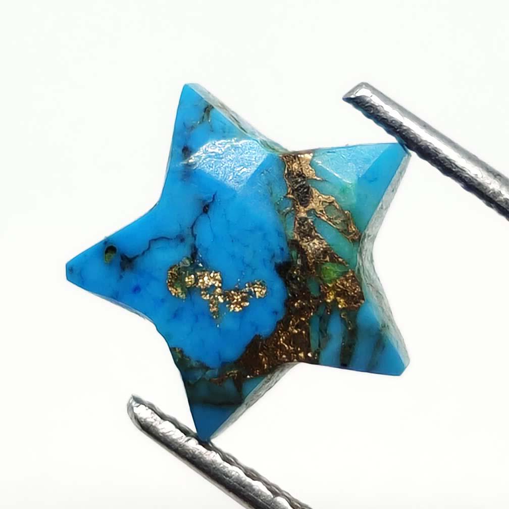 3 ct Natural Star Copper Turquoise (1 of 1)