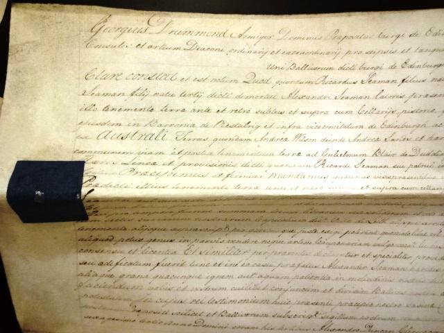 1763 Large Vellum Manuscript Edinburgh Law (1 of 4)