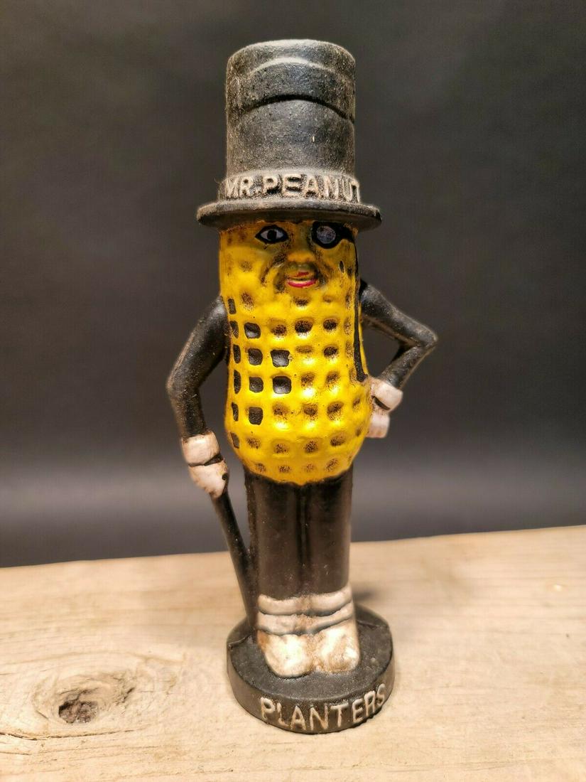 Cast Iron Mr Peanut Coin Bank (1 of 12)