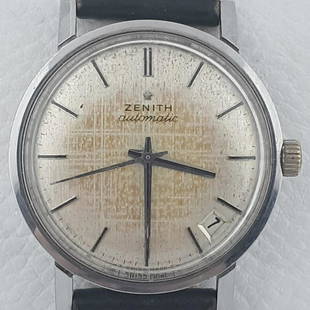 Zenith - Automatic - Men - 1960-1969: Brand: Zenith Model: Classical Gender: Men Period: 1960-1969 Movement: Mechanical automatic Case material: Steel Extras: No box and papers Type: Analogue wristwatch Shipped Insured: Yes Condition: In