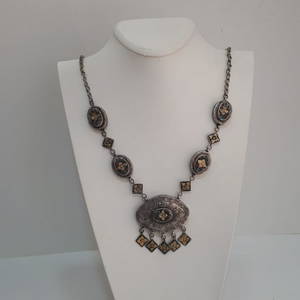 19th Century Ottoman Silver Necklace