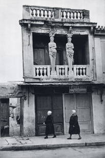 HENRI CARTIER-BRESSON - Athens, Greece, 1953: Artist: Henri Cartier-Bresson Title: Athens, Greece, 1953 Medium: Sheet Fed Gravure, 1969, Italy Dimensions: 7.2x10.85" Description: Heat Wax Mounted on 11x14" Conservation Board Artist Bio: Henri Car