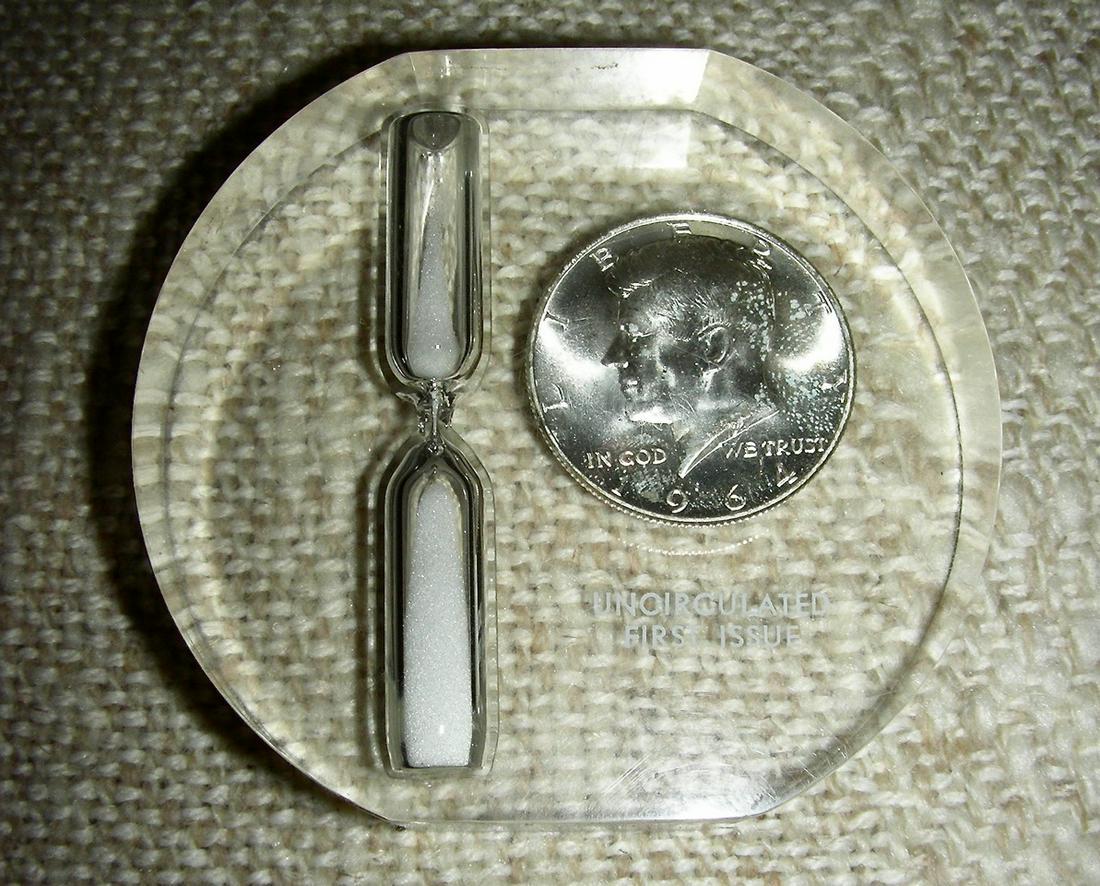 Uncirculated 1964 JFK Half Dollar w/Timer (1 of 4)