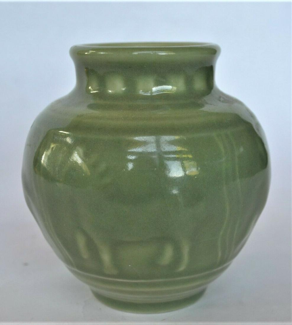 Rookwood Vase with Donkeys (1 of 3)