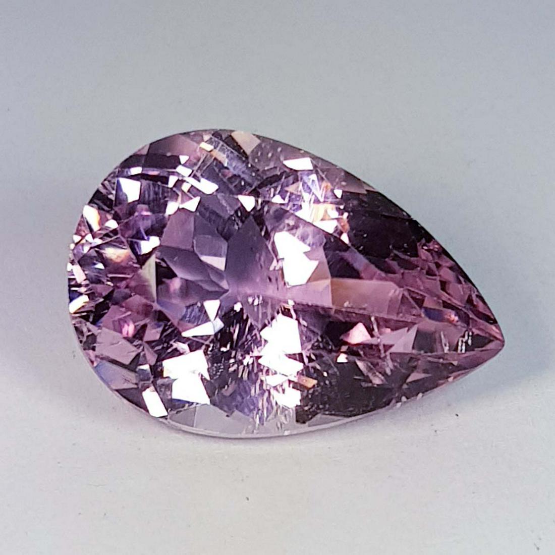 20.82 ct Natural Kunzite Pear Cut (1 of 5)