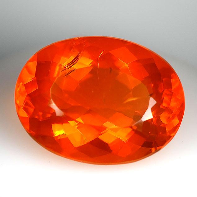 14.29 Cts GIA Certified Mexican Fire Opal (1 of 8)