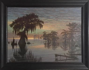 Murrell Butler (Louisiana) "Bayou Sunset" (Large) 2009