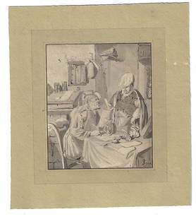 1786 Ploos van Amstel Jan Steen Artwork: Title: 1786 Ploos van Amstel Jan Steen ArtworkDescription: An engraving after Jan Steen of his work "Accounts", originally printed in 1672, by Cornelis Ploos van Amstel, circa 1781-1786. Ploos van
