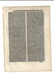 1516 Leaf Wynkyn De Worde De Sancto Dustano: Title: 1516 Leaf Wynkyn De Worde De Sancto DustanoDescription: A leaf entitled "De Sancto Dunstano episcopo et confessore", printed at London by Wynkyn De Worde circa 1516. Folio xciii. Fine