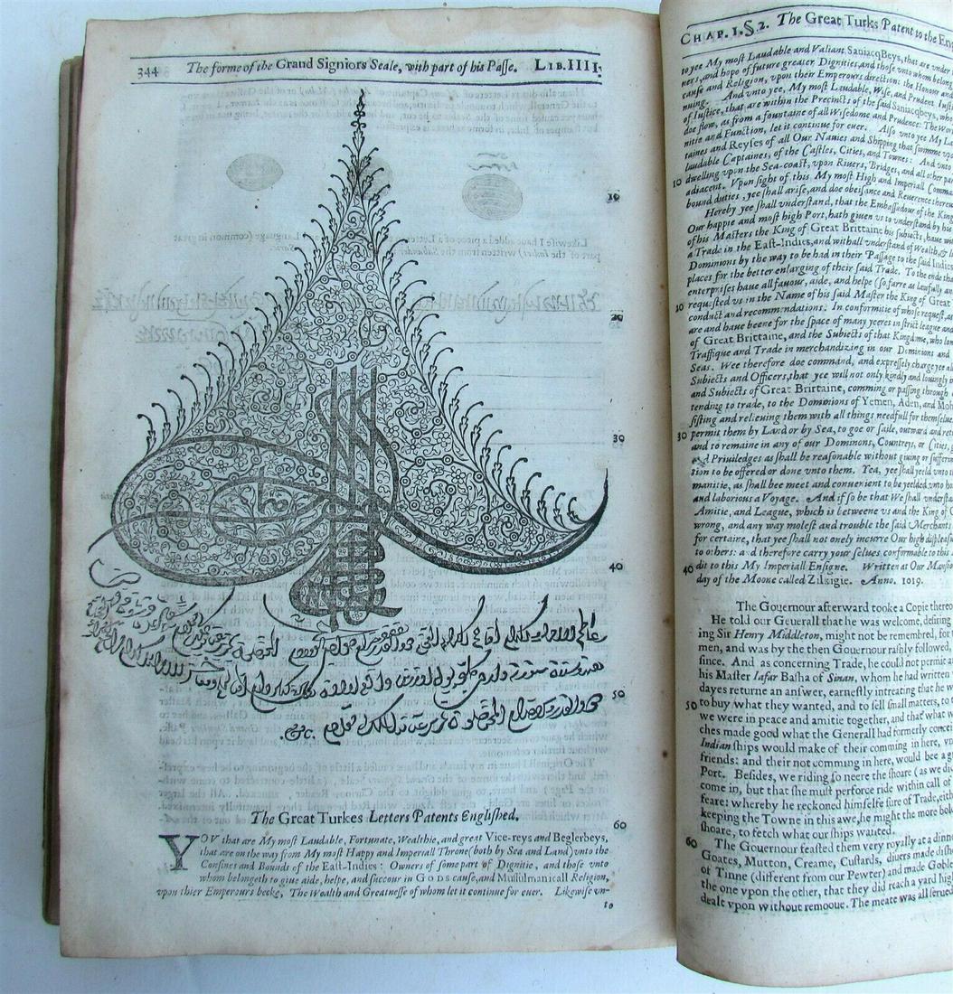 1625 PURCHAS HIS PILGRIMES antique in ENGLISH WORLD'S HISTORY rare (1 of 11)